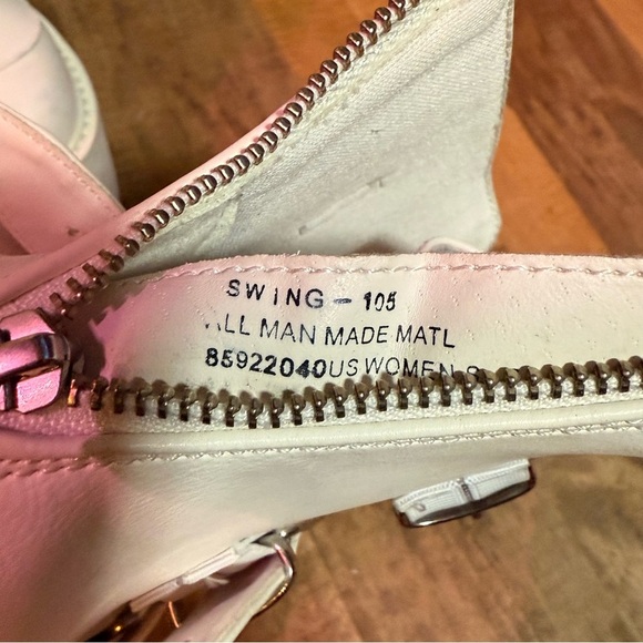 Demonia Swing-105 White Platform Buckle Boots – Women’s Size 10​ - Picture 2 of 10